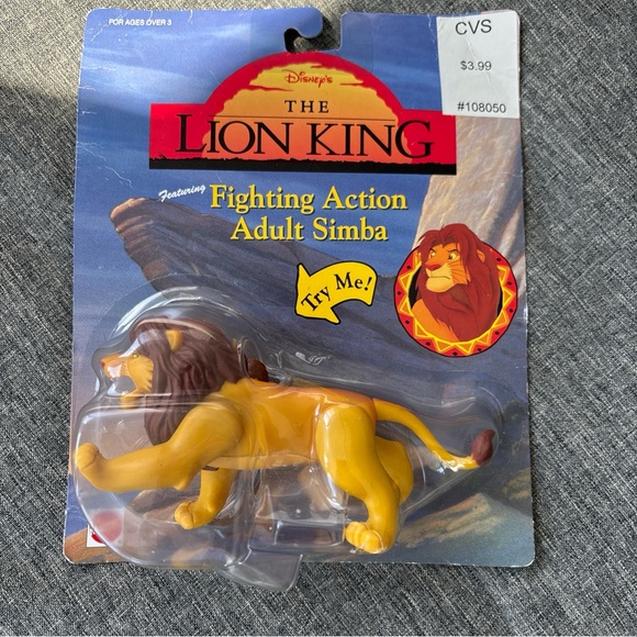 Mattel | Toys | Vintage 994 Disney The Lion King Action Figure Fighting ...